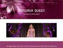 Tablet Screenshot of catwalkqueen.tv